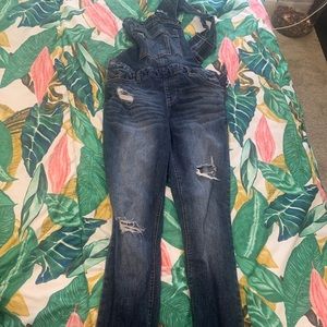Denim overalls
